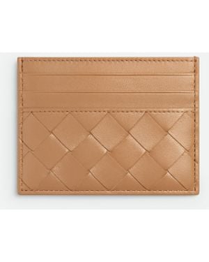 Bottega Veneta イントレチャート クレジットカードケース - ホワイト