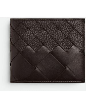 Bottega Veneta イントレチャート コインパース付き二つ折りウォレット - ホワイト
