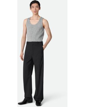 Bottega Veneta ファインウール パンツ - ホワイト