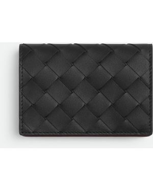 Bottega Veneta イントレチャート ビジネスカードケース - ホワイト