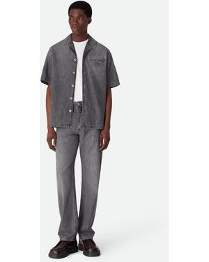 Bottega Veneta ヴィンテージ ブラック ストレート デニムパンツ