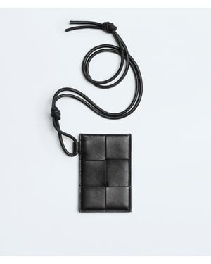 Bottega Veneta Cassette Badge Holder - Grey