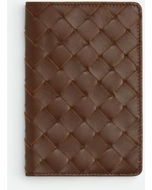 Bottega Veneta イントレチャート スモール ノートカバー - ブラウン