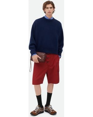Bottega Veneta コンパクトカシミア セーター - ブルー