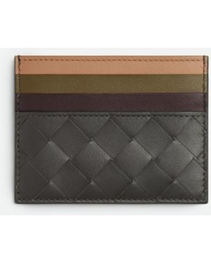 Bottega Veneta イントレチャート クレジットカードケース - ホワイト