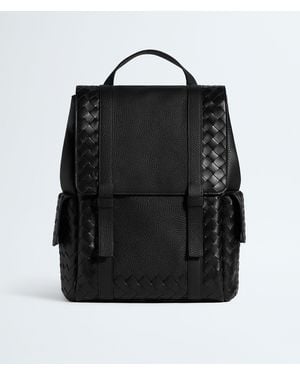 Bottega Veneta Intrecciato Back To School Backpack - Black