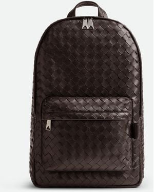 Bottega Veneta イントレチャート バックパック - ブラック