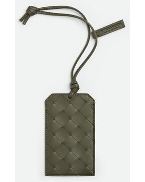 Bottega Veneta Badge Holder On Strap - Green