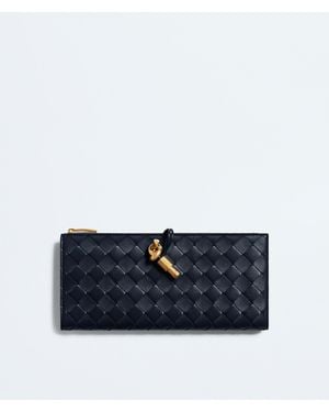Bottega Veneta Andiamo Wallet Organiser - Blue