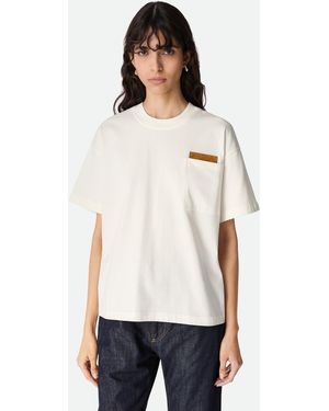 Bottega Veneta コットンジャージー Tシャツ - ホワイト
