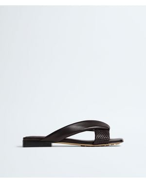 Bottega Veneta Riva Flat Mule - White