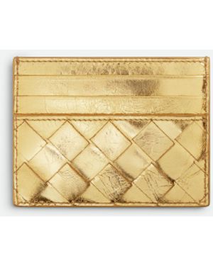 Bottega Veneta イントレチャート クレジットカードケース - ナチュラル