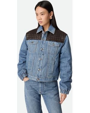 Bottega Veneta ヴィンテージ インディゴ デニムジャケット - ブルー