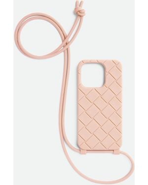 Bottega Veneta ストラップ Iphone 15 Pro ケース - ピンク