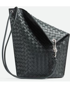 Bottega Veneta ミディアム ノット バケット - ブラック