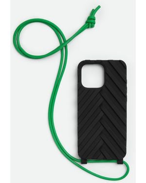 Bottega Veneta ストラップ Iphone 16 Pro Max ケース - グリーン