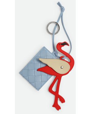 Bottega Veneta フラミンゴ カードケース - ホワイト