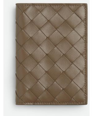 Bottega Veneta イントレチャート パスポートケース - ナチュラル