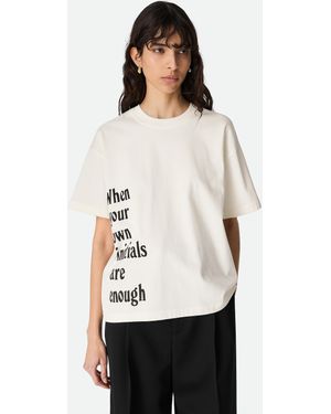 Bottega Veneta コットン プリント ジャージー Tシャツ - ホワイト
