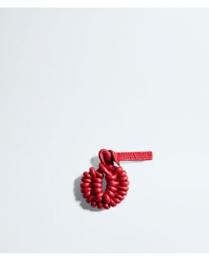 Bottega Veneta Seashell Knot Shoe Charm - Red