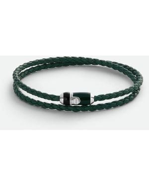 Bottega Veneta レザー ブレスレット - グリーン