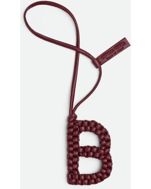 Bottega Veneta レター B チャーム - ホワイト
