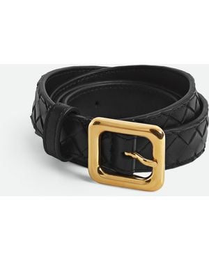 Bottega Veneta コントゥア ベルト - ブラック