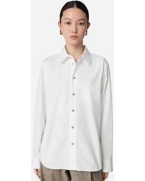 Bottega Veneta コットンポプリン シャツ - ホワイト