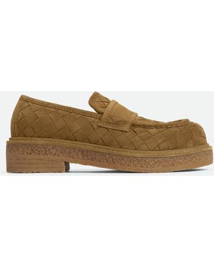 Bottega Veneta ハドック ローファー - ナチュラル