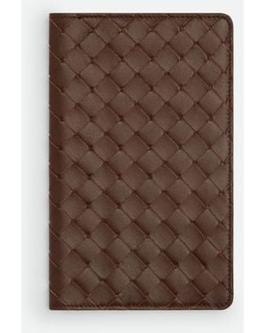 Bottega Veneta イントレチャート ミディアム ノートカバー - ブラウン