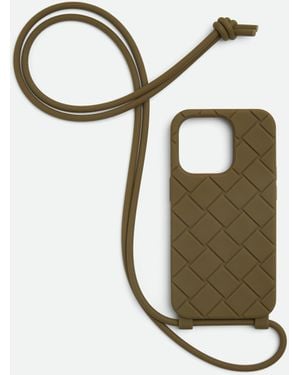 Bottega Veneta ストラップ テックラバー Iphone 14 Pro ケース - ホワイト