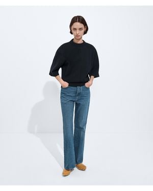 Bottega Veneta ミディアム インディゴ フレア デニムパンツ - ブルー