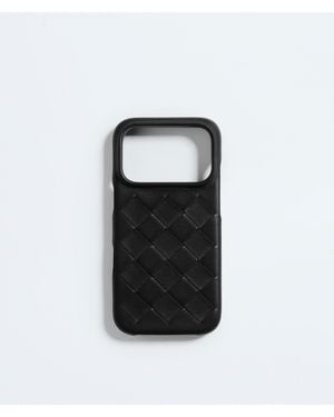 Bottega Veneta Intrecciato Iphone 17 Pro Case - Black