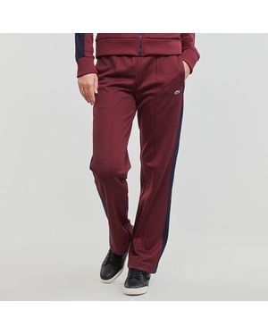 Lacoste Burgundy Track Trousers - Red