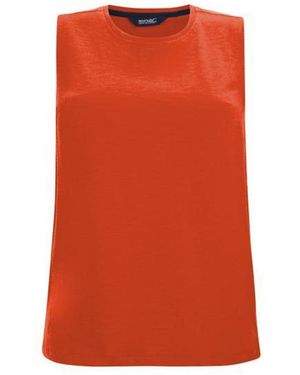 Regatta Top Fariene Bci Cotton Tangerine Tango - Orange