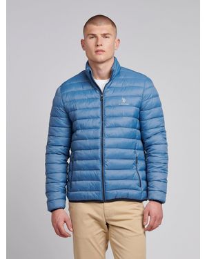 U.S. POLO ASSN. U. Polo Assn. Lightweight Bound Quilted Jacket - Blue