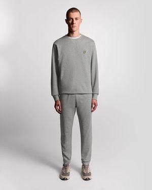 Lyle & Scott Slim Fit Cotton Joggers - Grey