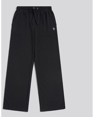U.S. POLO ASSN. Tonal Wide Leg Joggers - Black