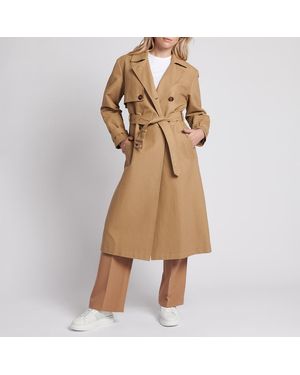 U.S. POLO ASSN. U. Polo Assn. Camel Cotton Trench Coat - Natural