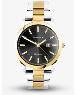 Sekonda Taylor Two Tone Watch 30049 - Metallic