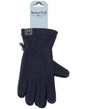 Weird Fish Fordell Microfleece Glove - Blue