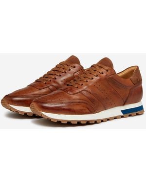 Oliver Sweeney Calf Leather Runners - Brown