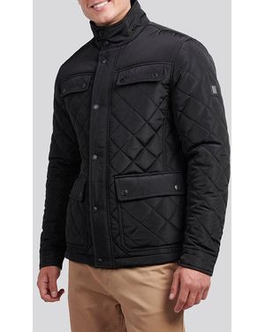 U.S. POLO ASSN. Diamond Quilted Funnel Jacket - Black