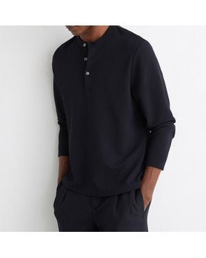 Reiss Salvator Textured Top - Blue