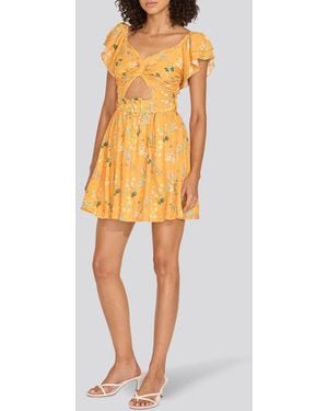 Solid & Striped Renata Mini Dress - Orange
