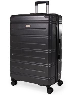Pierre Cardin Lyon Hard Shell Suitcase Set Travel Luggage - Black