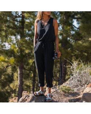 Passenger Aria Cotton Blend Jumpsuit - Green