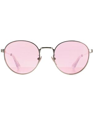 Police Sunglasses Spla22 Lewis 01 0579 Shiny Palladium - Pink