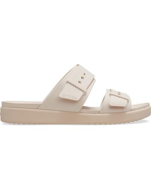 Crocs™ Brooklyn Buckle Low Sandal - White