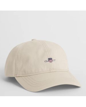 GANT Shield Cotton Twill Cap - White
